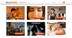 Desktop Screenshot of galadinner.de