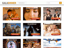 Tablet Screenshot of galadinner.de